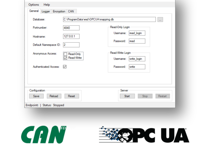 Sicherer und schneller Datenaustausch mit CAN-OPC UA Server
